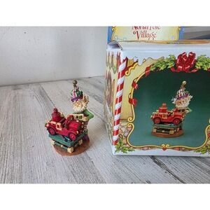 Vintage enesco sandi ziminicki punkie elf fire RARE truck North Pole village